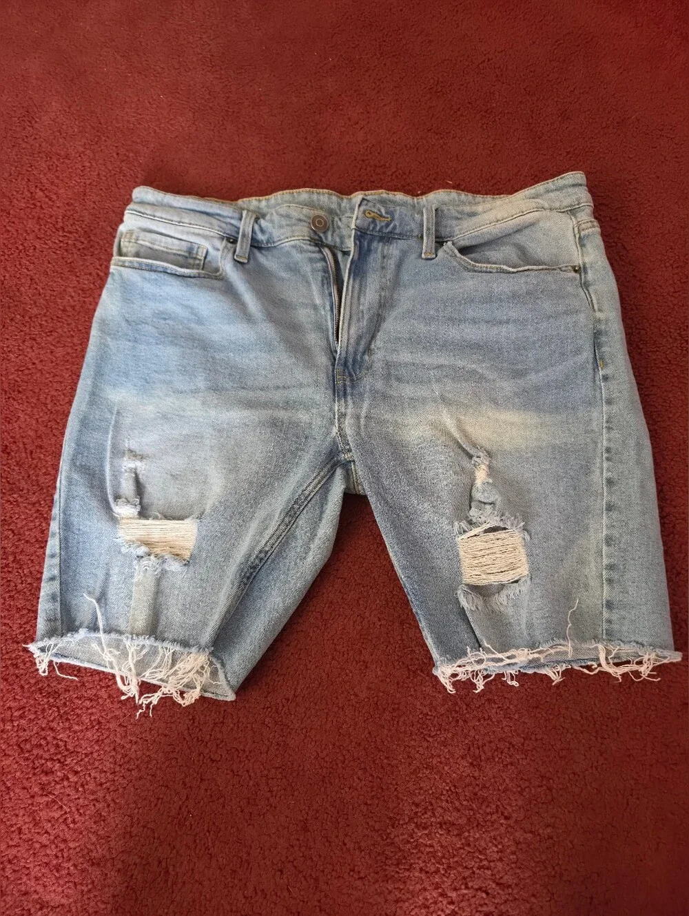 No Boundaries Light Blue Denim Shorts